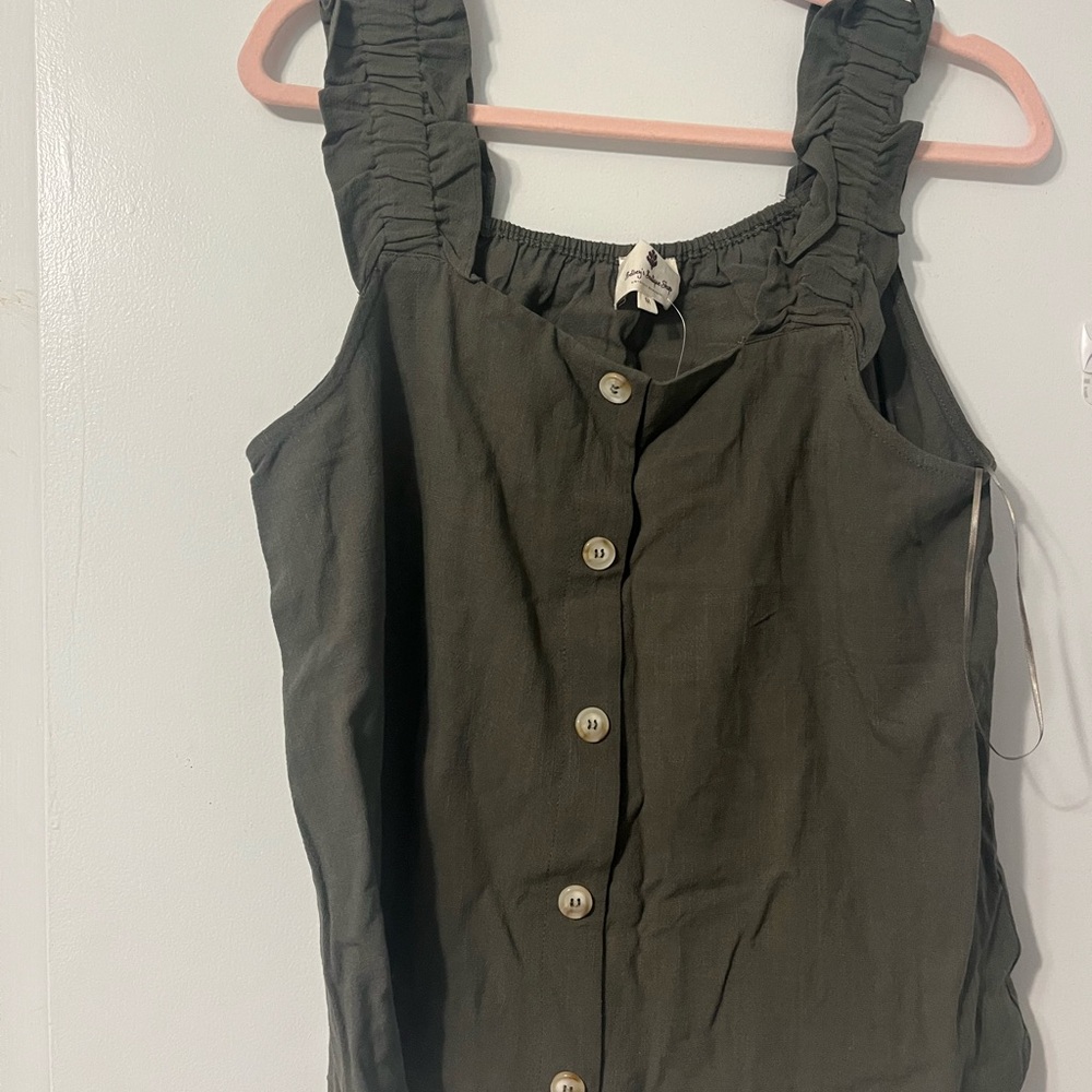 Boutique blouse olive green